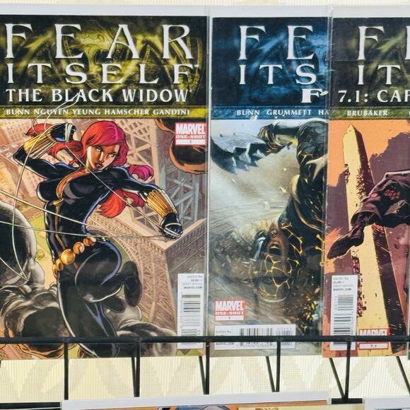 Fear Itself 1-7 7.1-7.3 & One Shots: Book Of Skull, Black Widow, FF Lot Thor - Picture 5 of 7